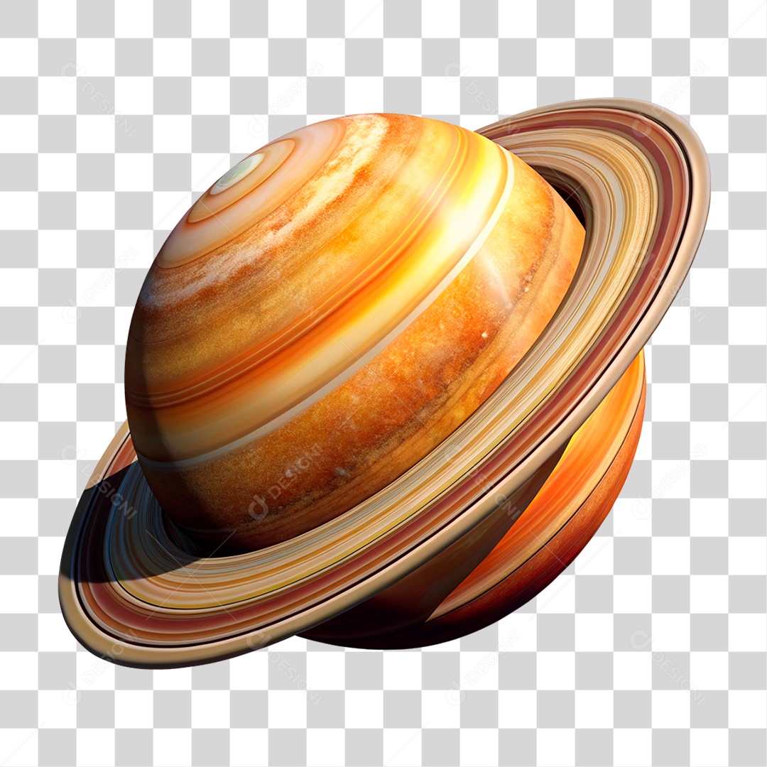 Planeta Saturno PNG Tranaparente