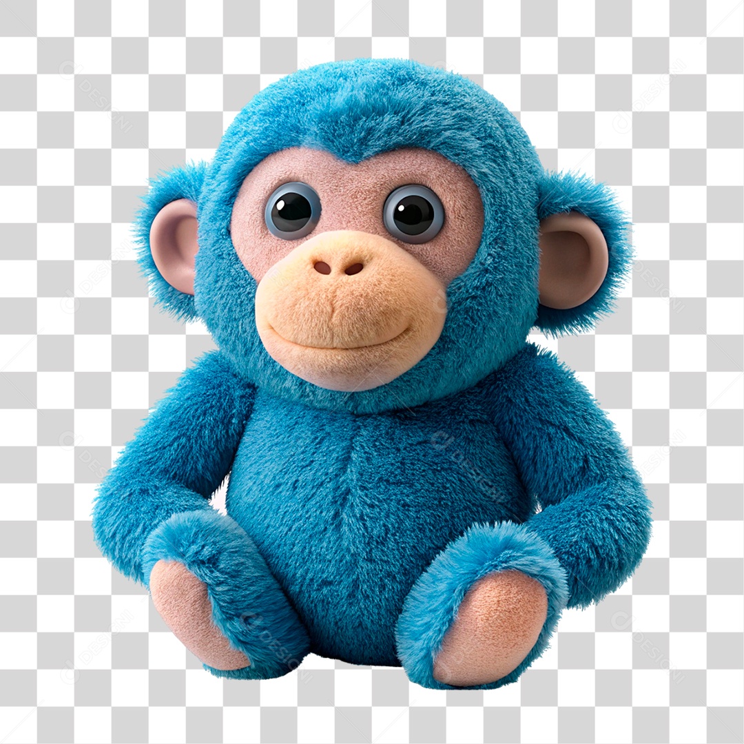 Macaco de Pelúcia PNG Transparente