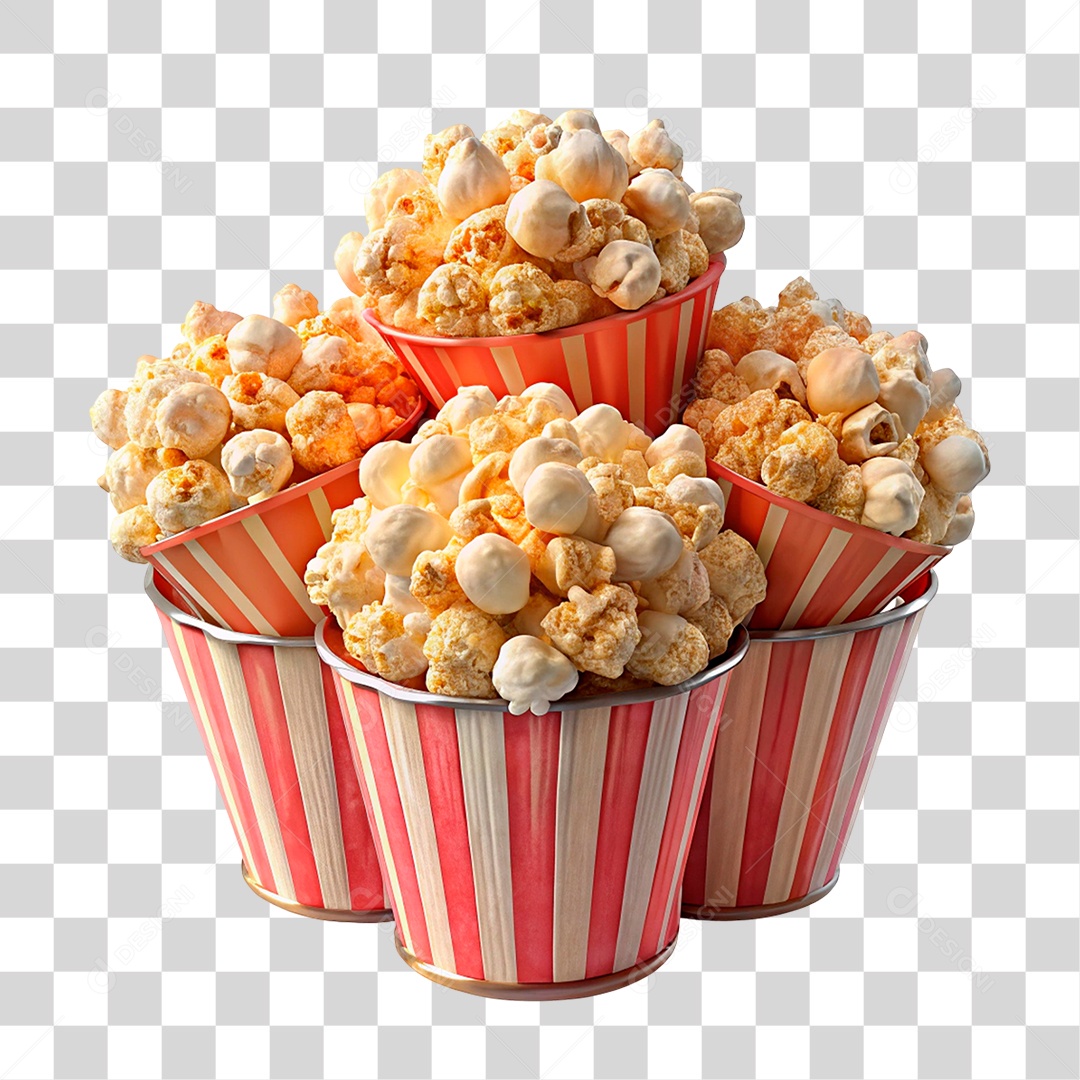 Pipoca PNG Transparente