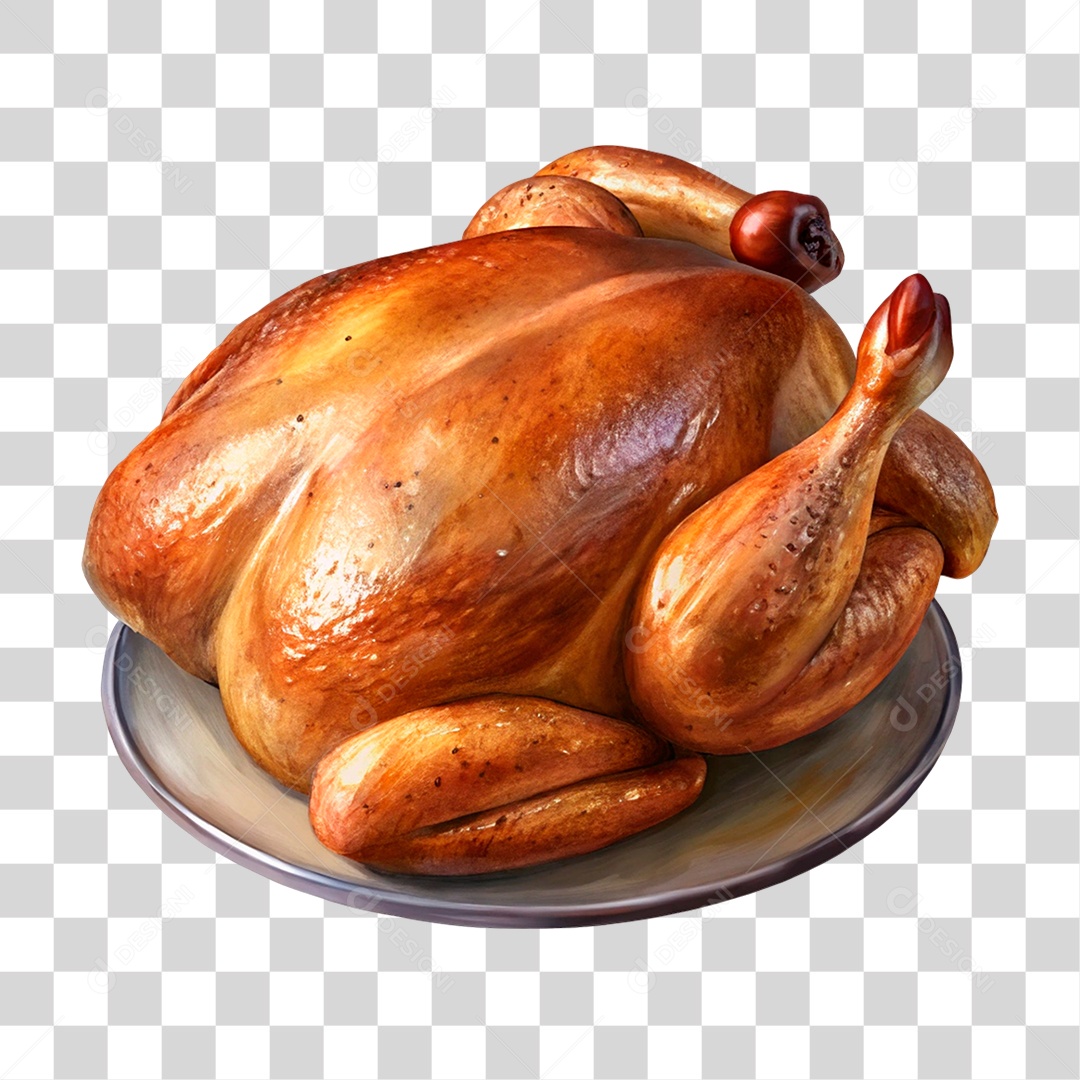Frango Assado PNG Transparente