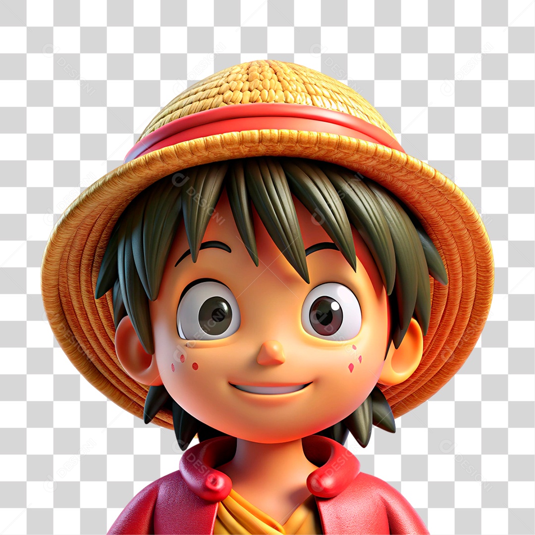 Personagem Luffy PNG Transparente