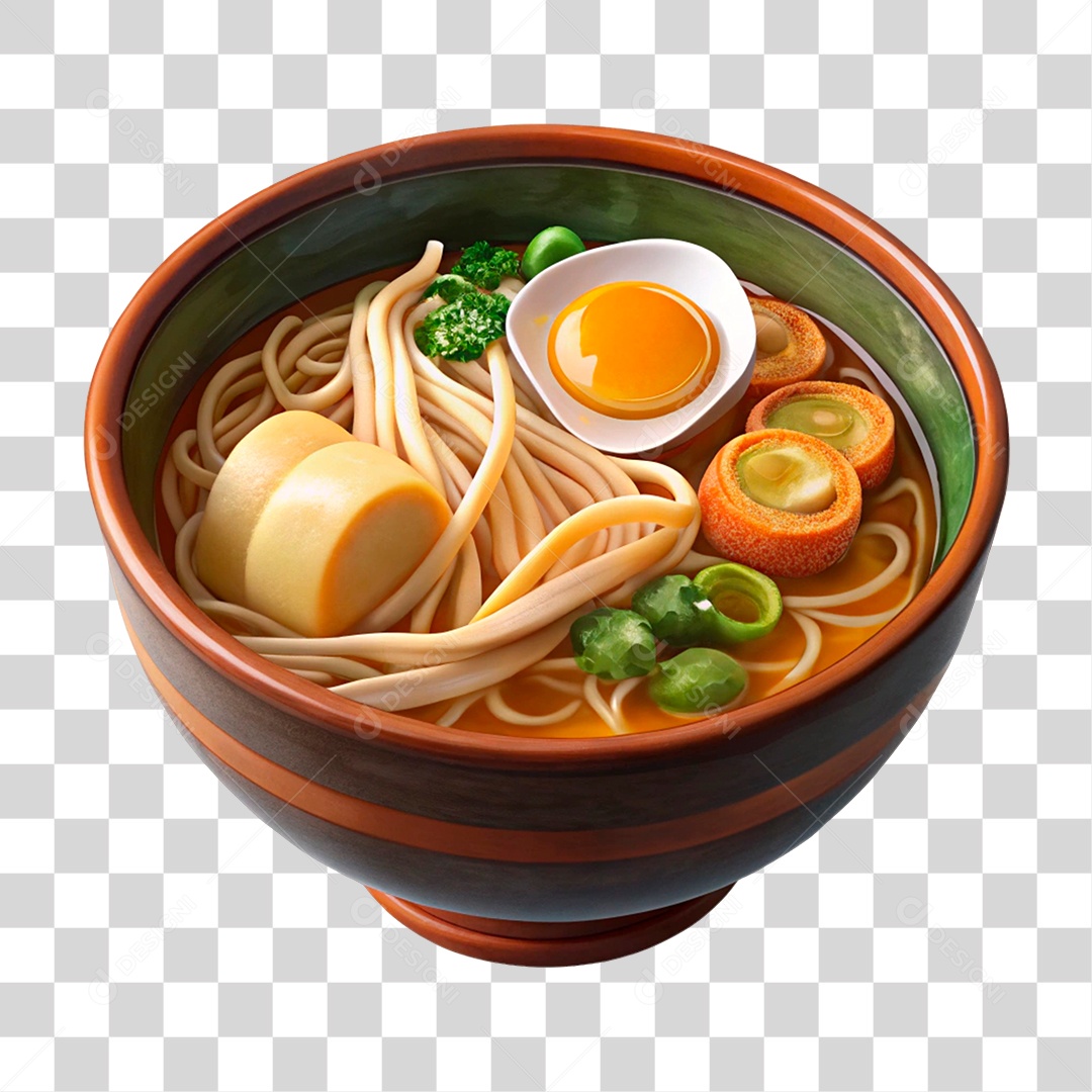 Delicioso Ramen Com Ovos Coberturas PNG Transparente
