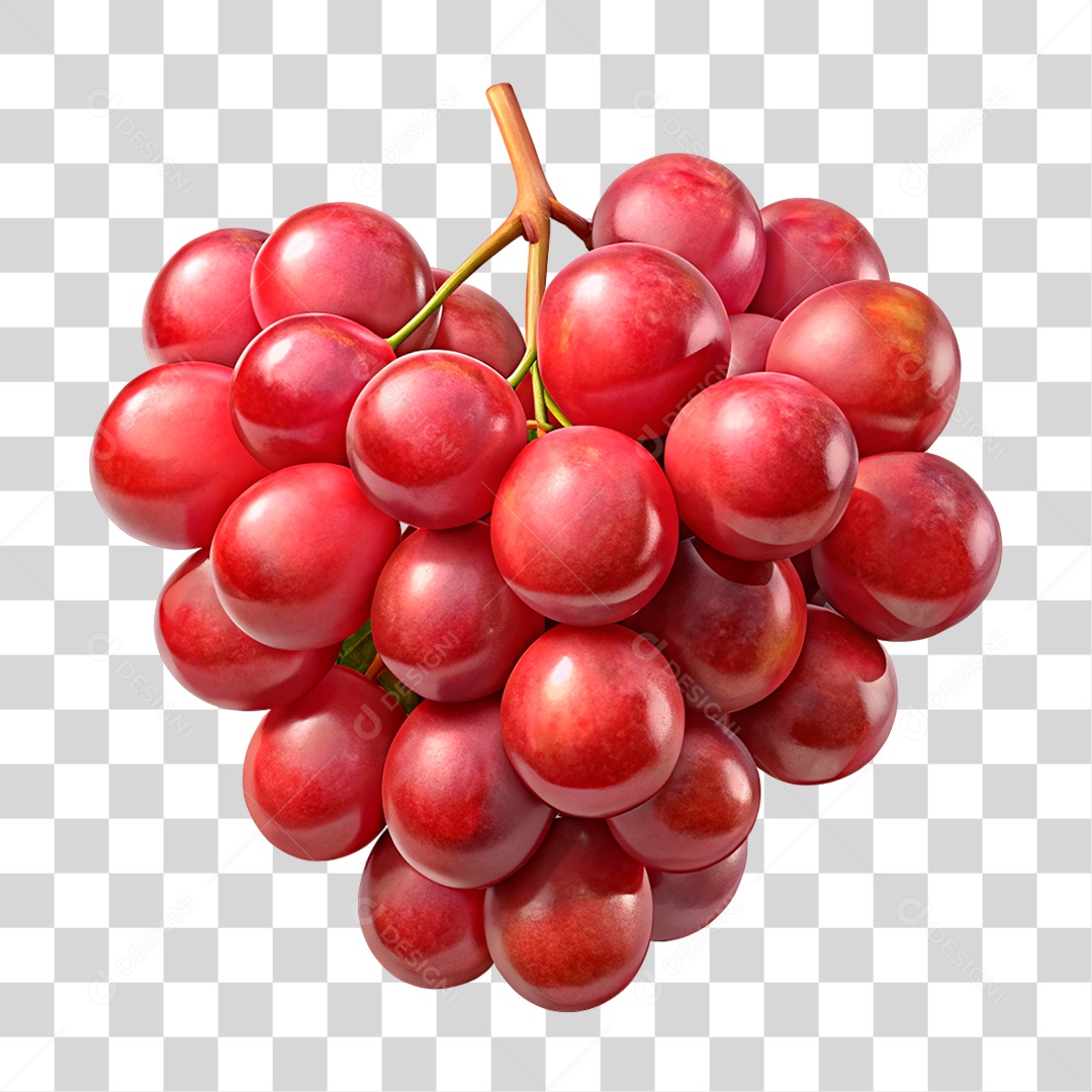 Uva Vermelha PNG Transparente