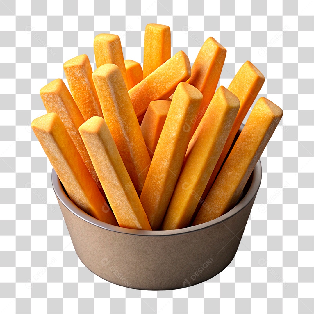 Batata Frita PNG Transparente