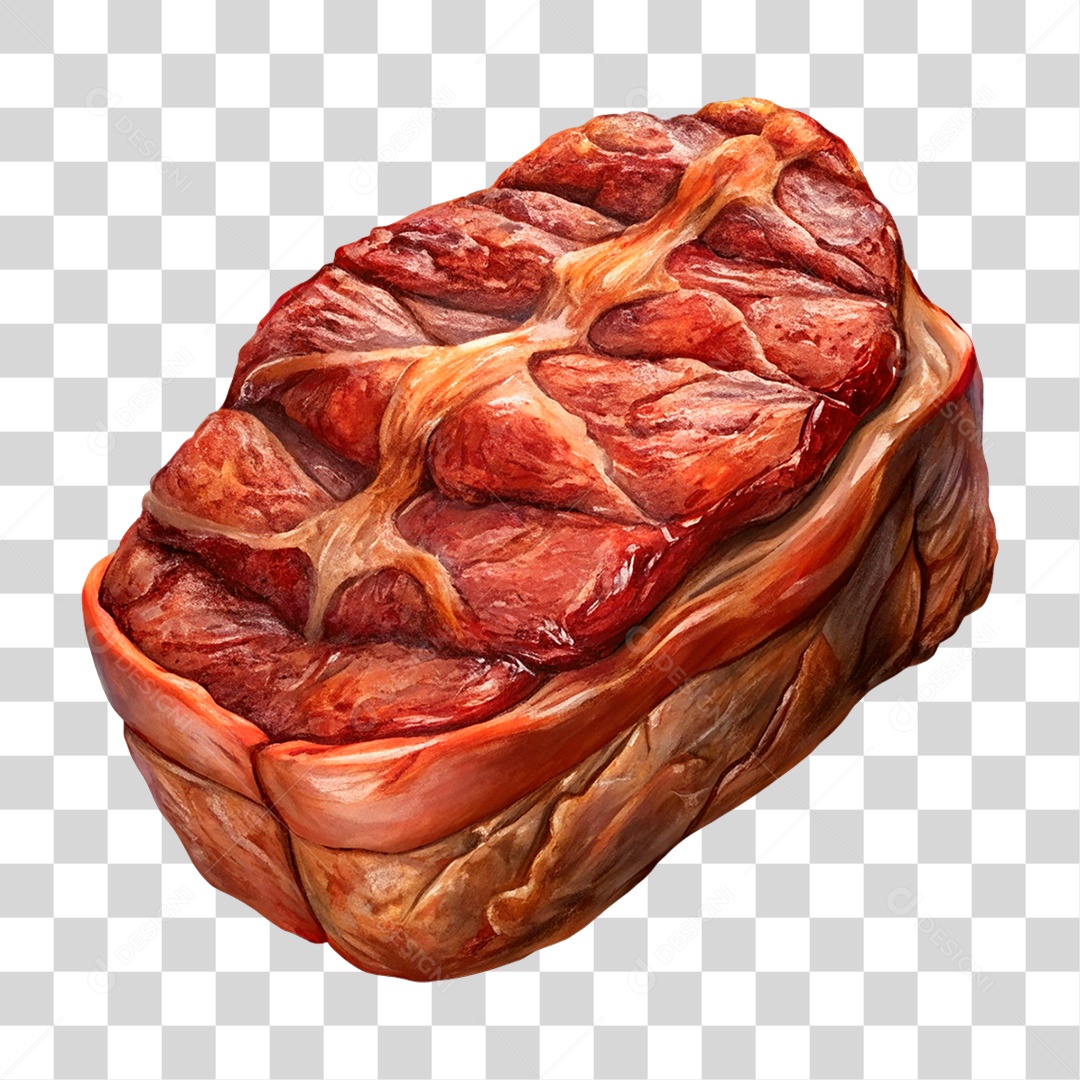 Pedaço de Carne Crua PNG Transparente
