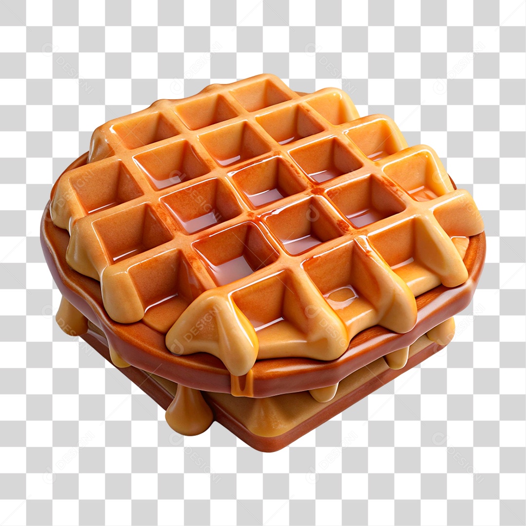 Waffle PNG Transparente