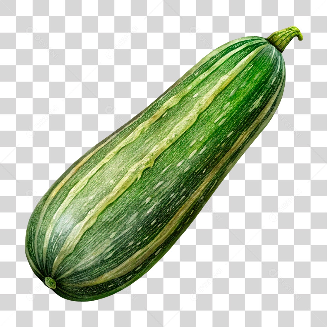 Abobrinha Verde PNG Transparente