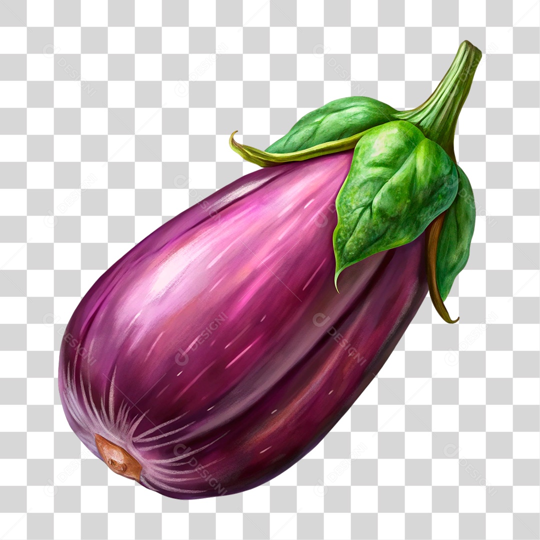 Berinjela PNG Transparente