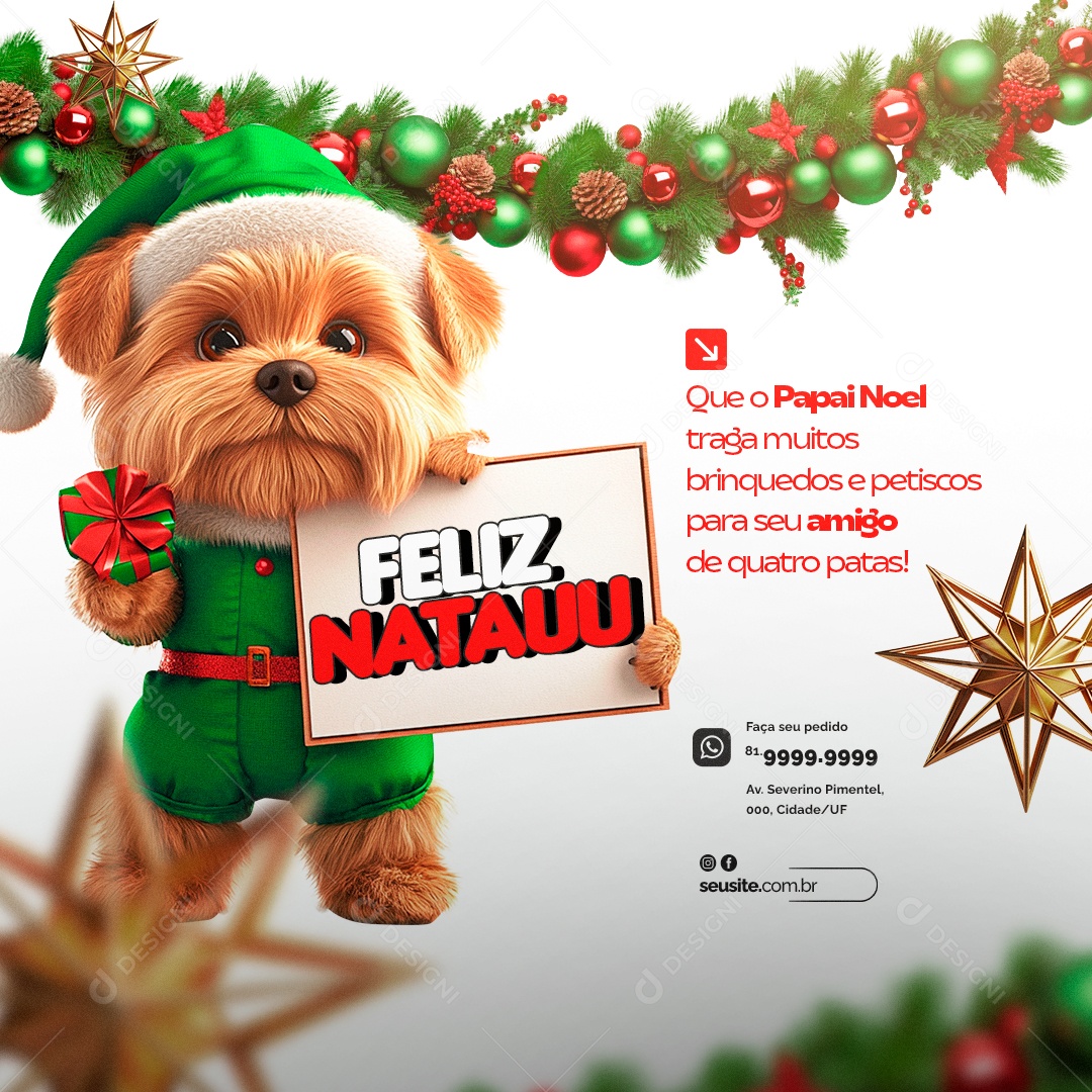 Pet Shop Fleliz Natauu Social Media PSD Editable