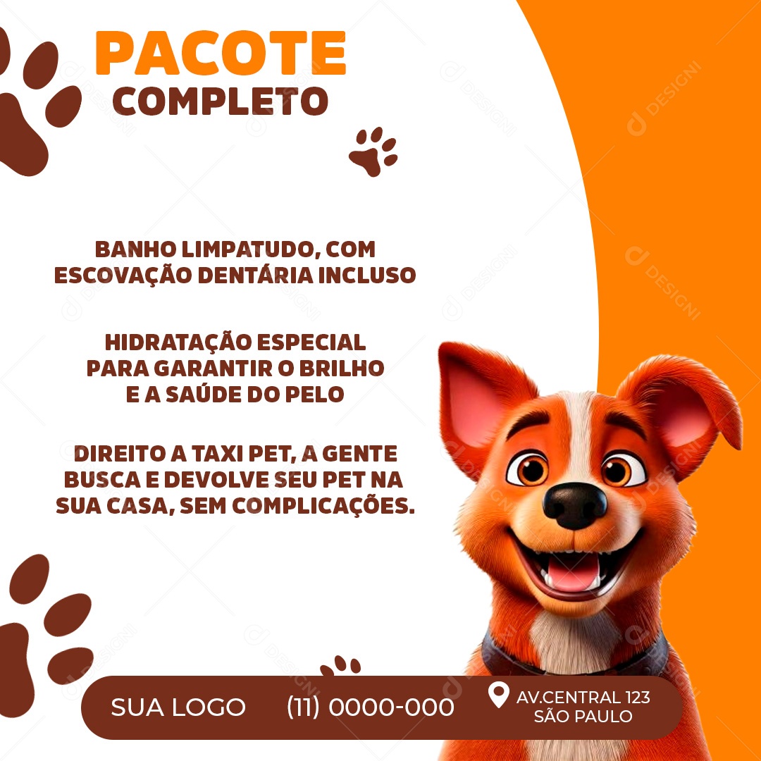 Petshop Pacote Completo Social Media PSD Editável