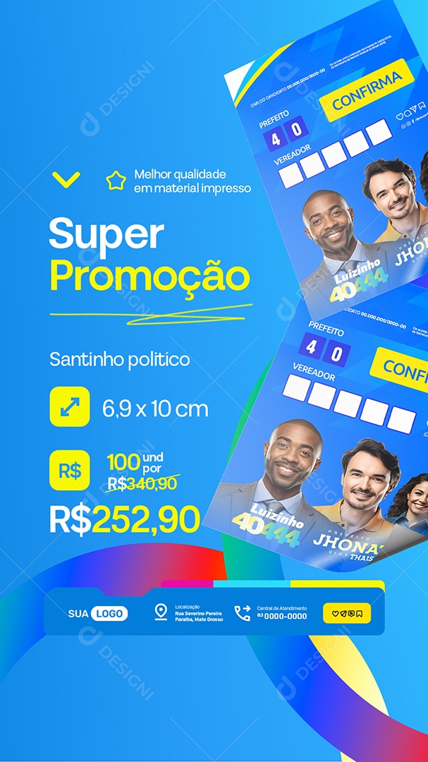 Story Gráfica Super Promoção Social Media PSD Editável