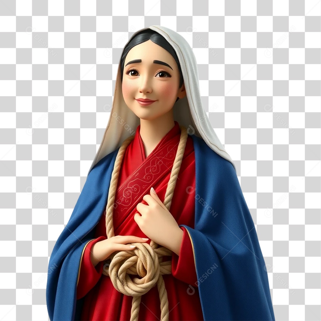 Imagem Semelhante a Nossa Senhora Desatadora de Nós PNG Transparente