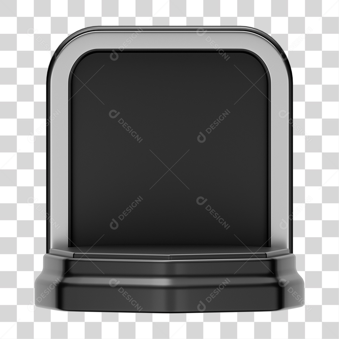 Pódio Metálico PNG Transparente