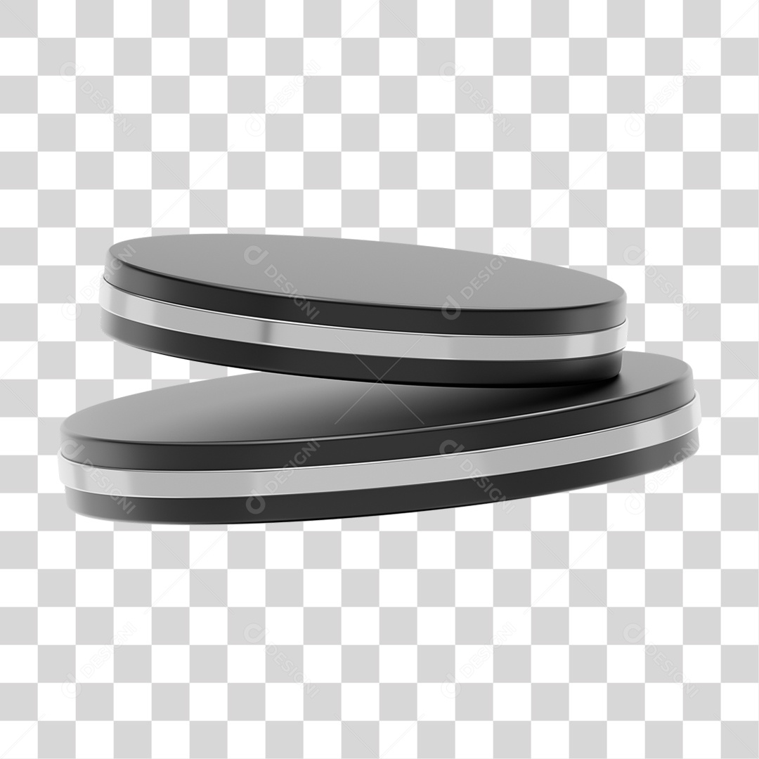 Pódio Metálico  PNG Transparente