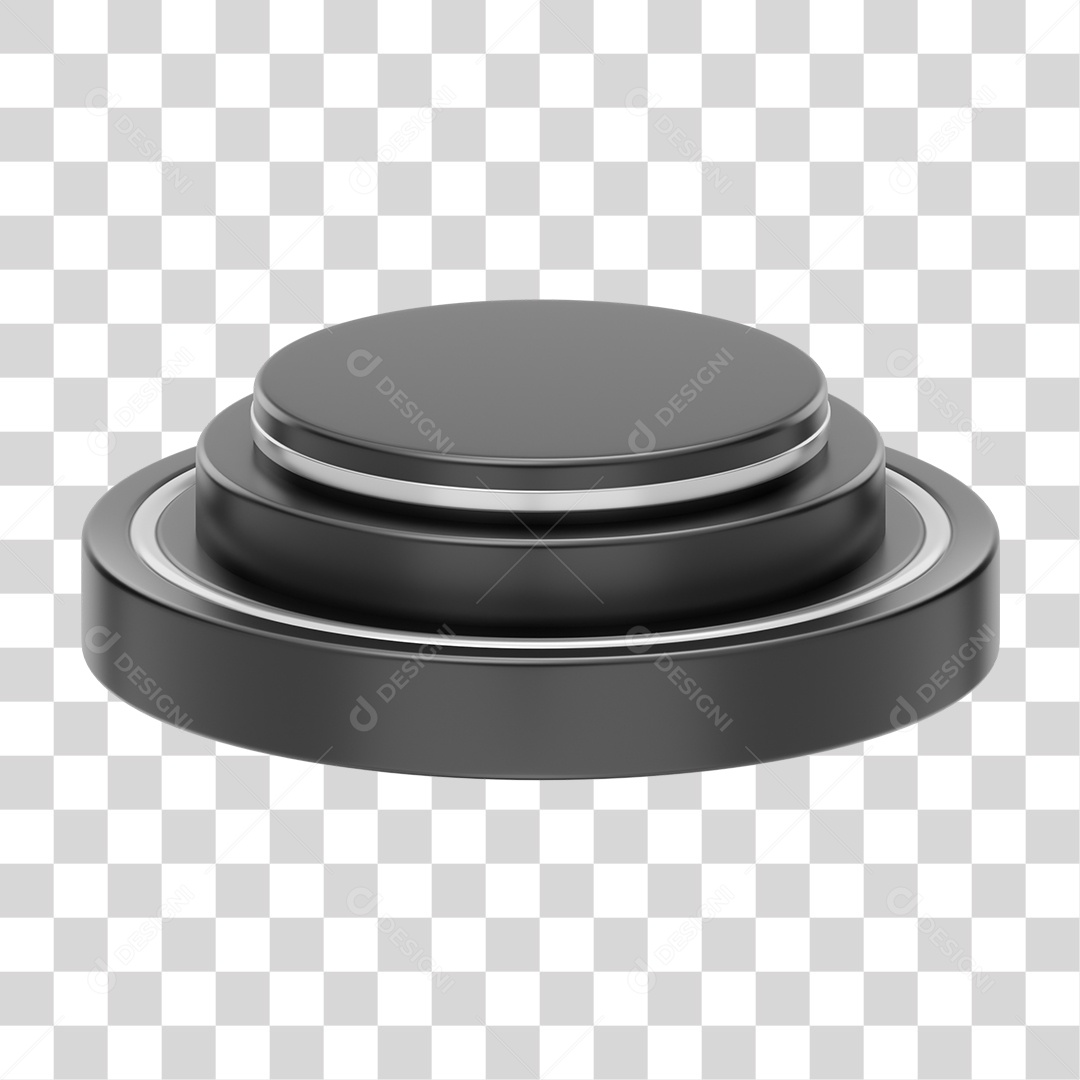 Pódio Metálico PNG Transparente