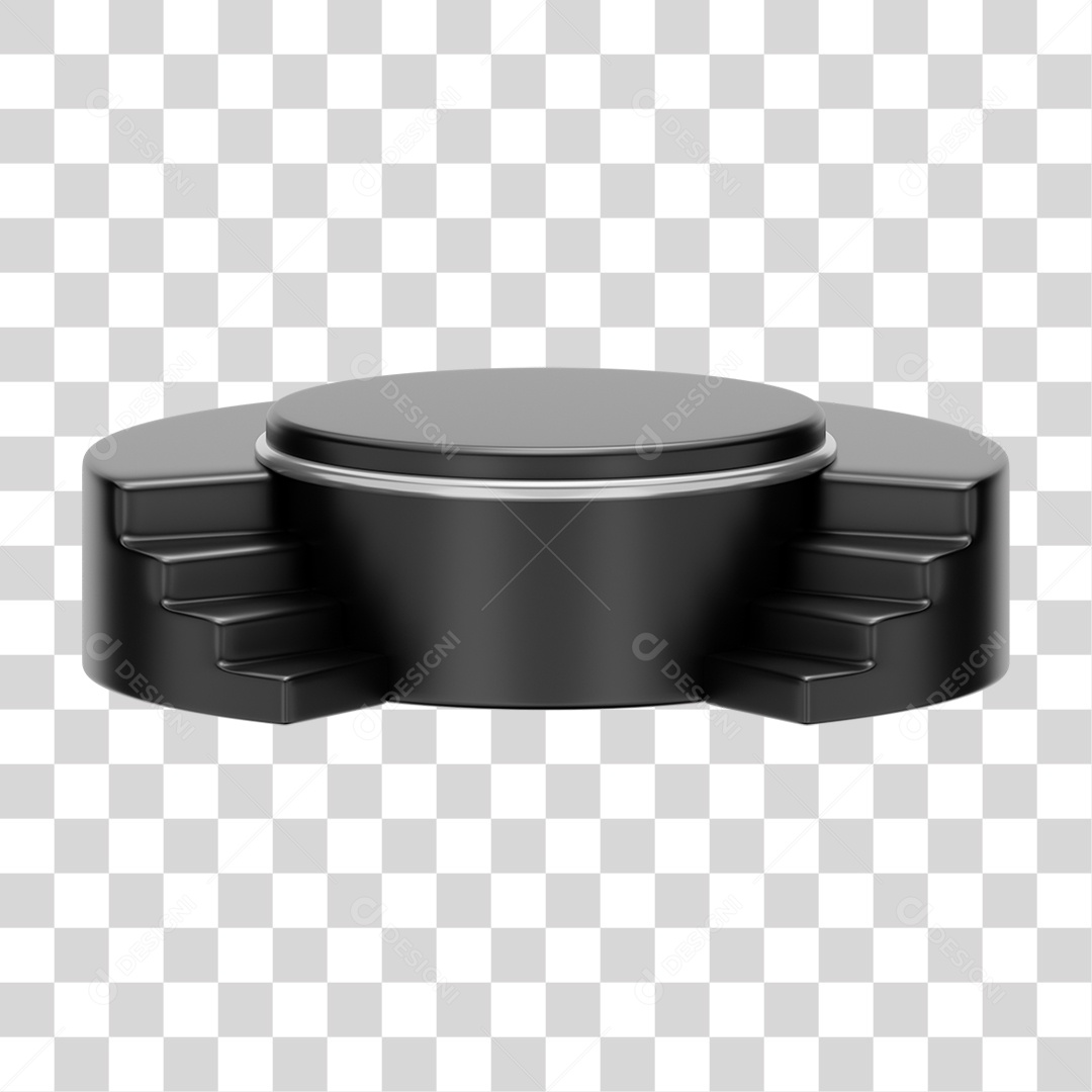 Pódio Metálico PNG Transparente