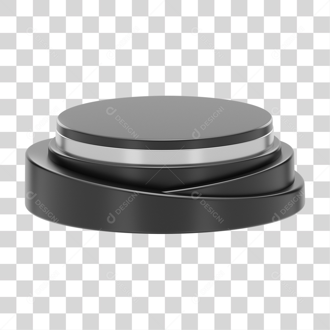 Pódio Metálico PNG Transparente