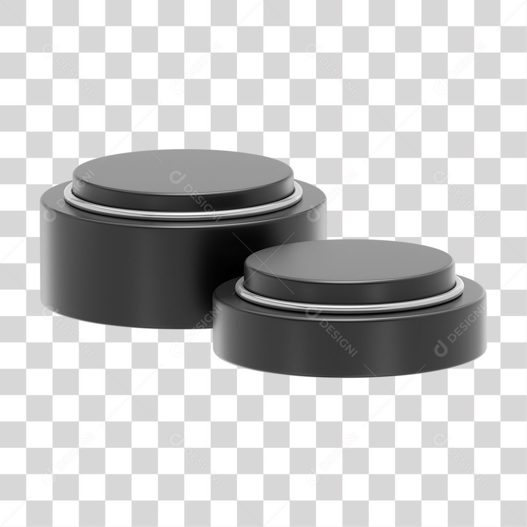 Pódio Metálico PNG Transparente