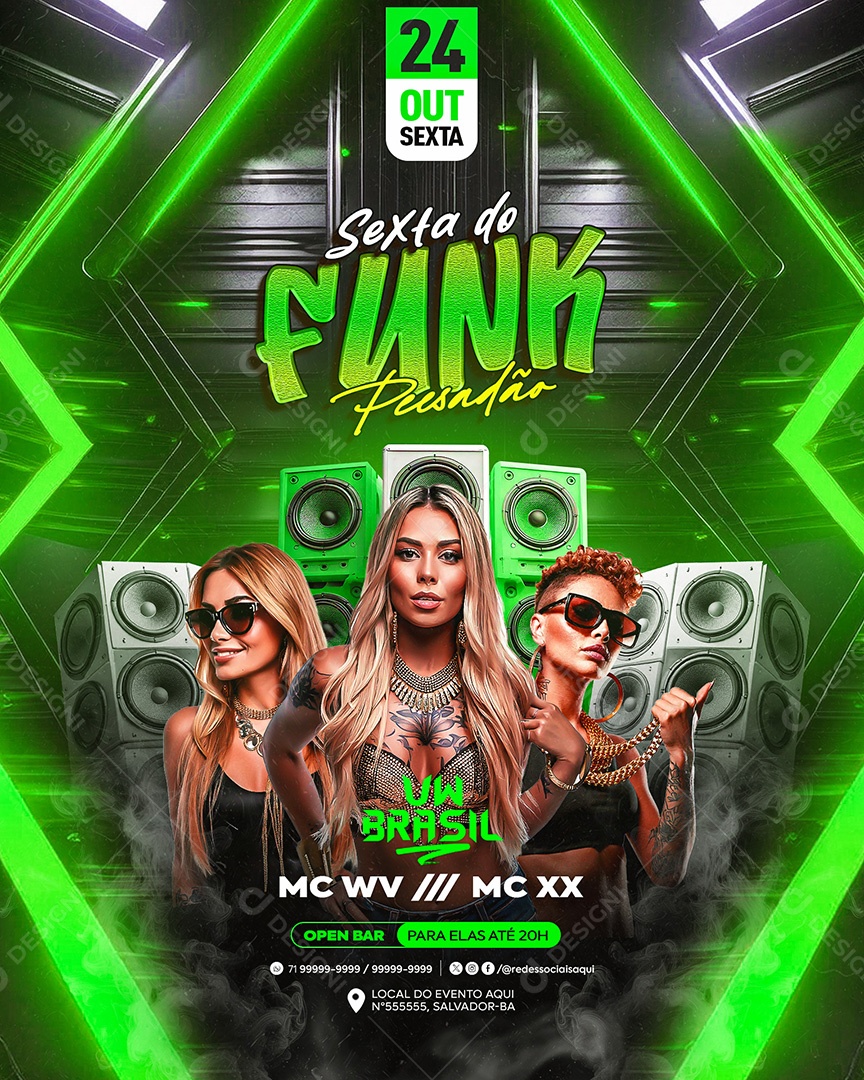 Shows Artista Social Media PSD Editável