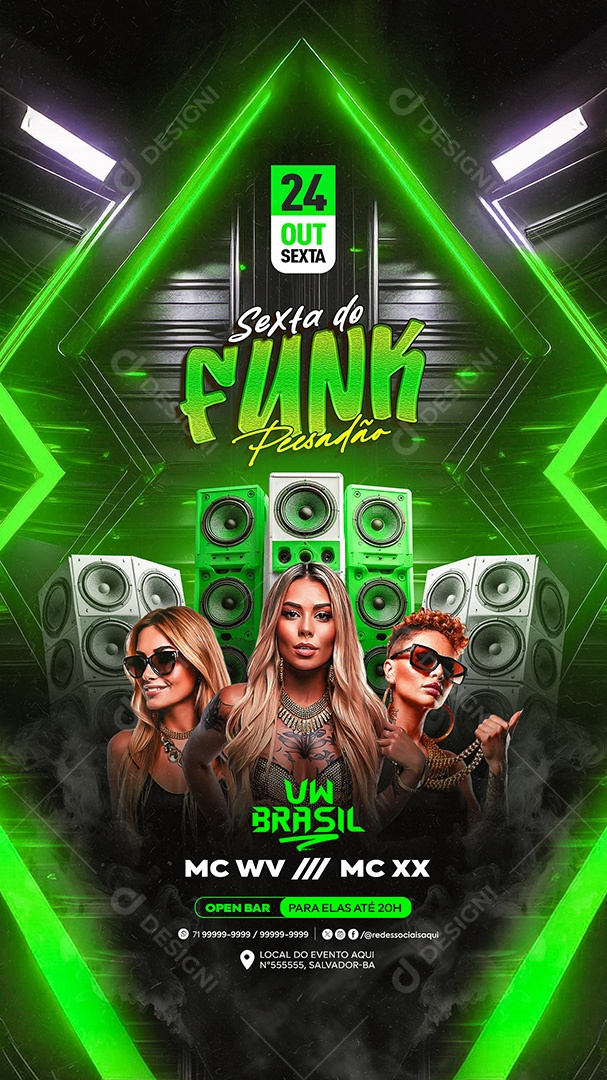 Story Shows Artista Social Media PSD Editável