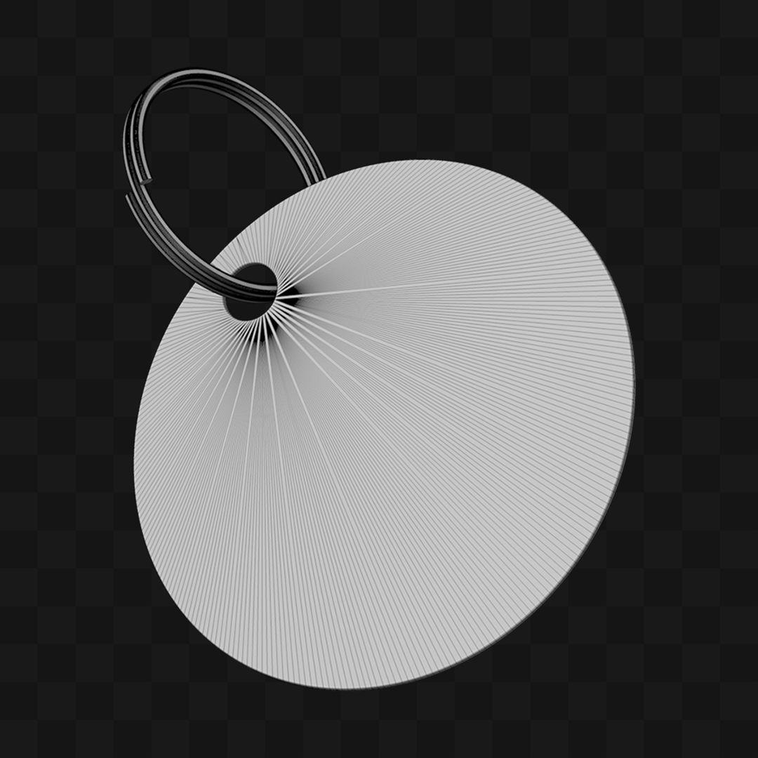 Rótulo Plástico - Modelo 3D