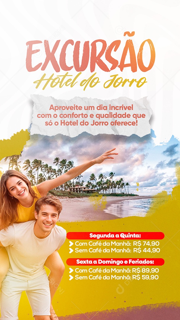 Story Excursão Social Media PSD Editável