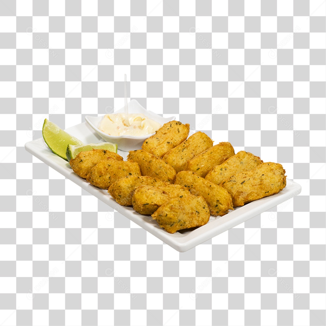 Porção Bacalhau PNG Transparente