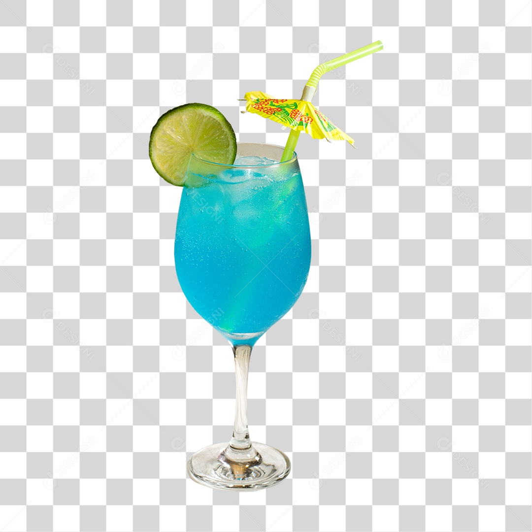 Bebida Drink em Taça PNG Transparente