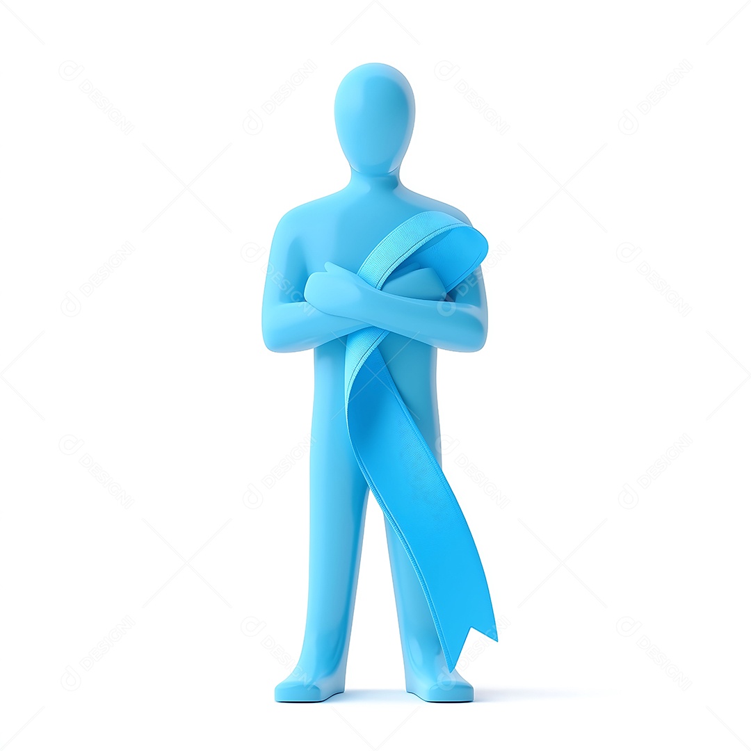 Boneco representando novembro azul