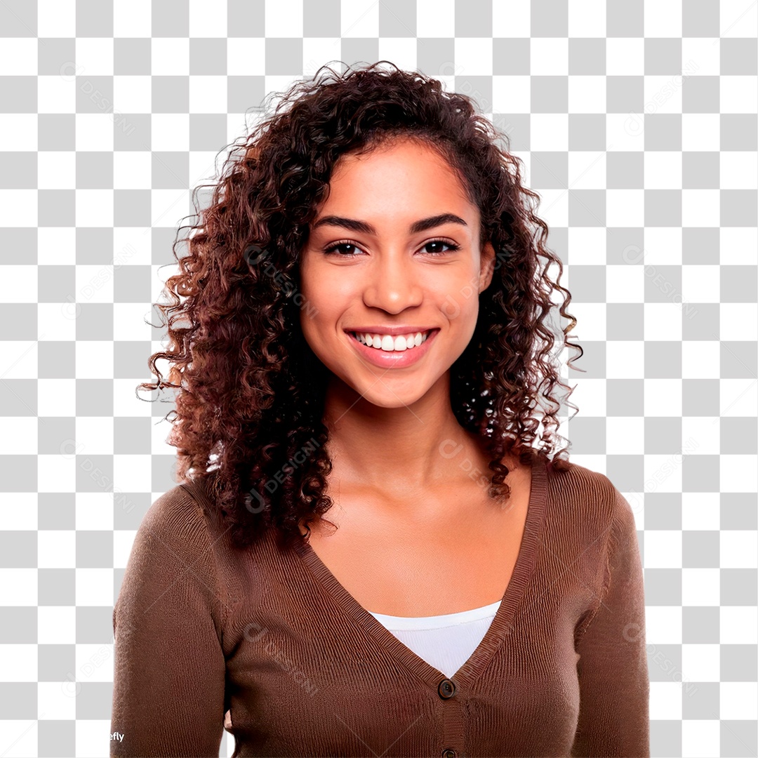 A Beautiful Brazilian Girl With A beautiful smile PNG Transparent