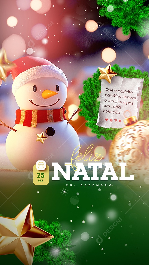 Merry Christmas 25 December Social Media PSD Editable