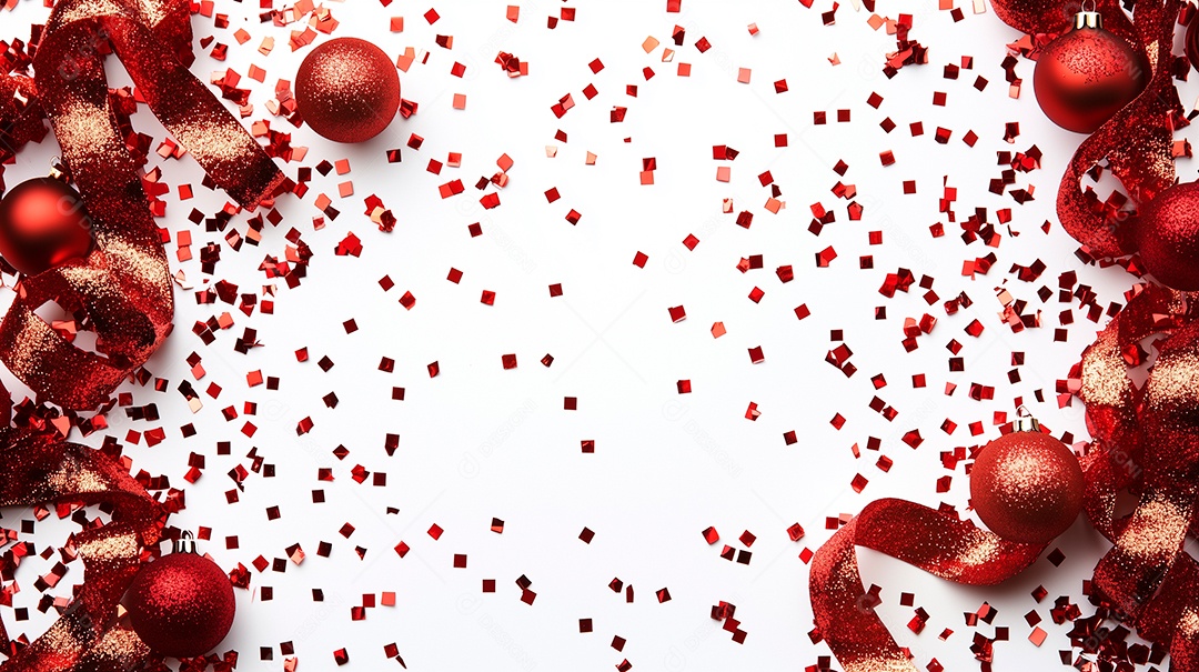 Cénario de natal sobre fundo isolado