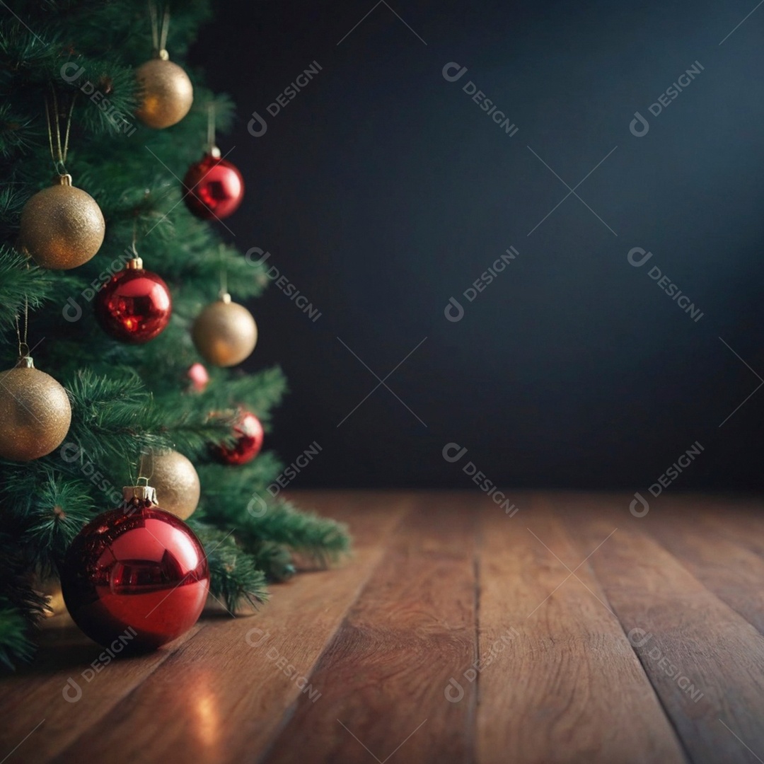 Cénario de natal sobre fundo isolado