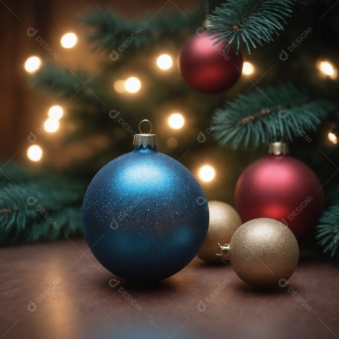 Cénario de natal sobre fundo isolado