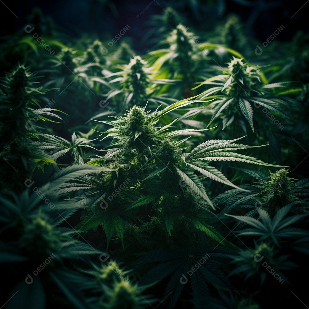 Linda folhas de verdes sobre fundo isolado