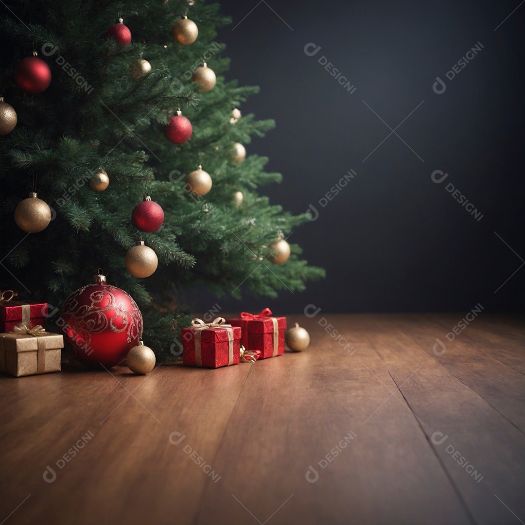 Cénario de natal sobre fundo isolado