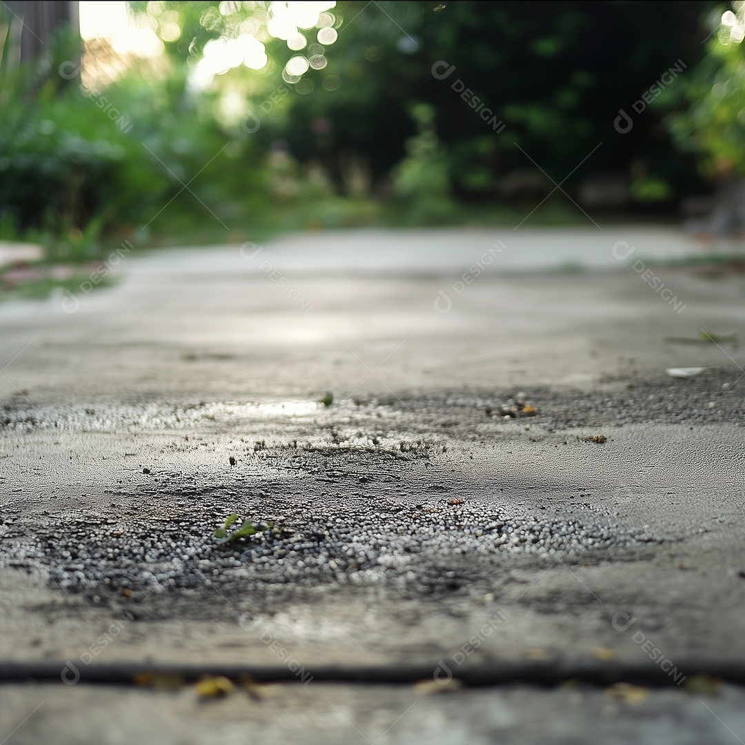 Lindo piso sobre fundo desfocado
