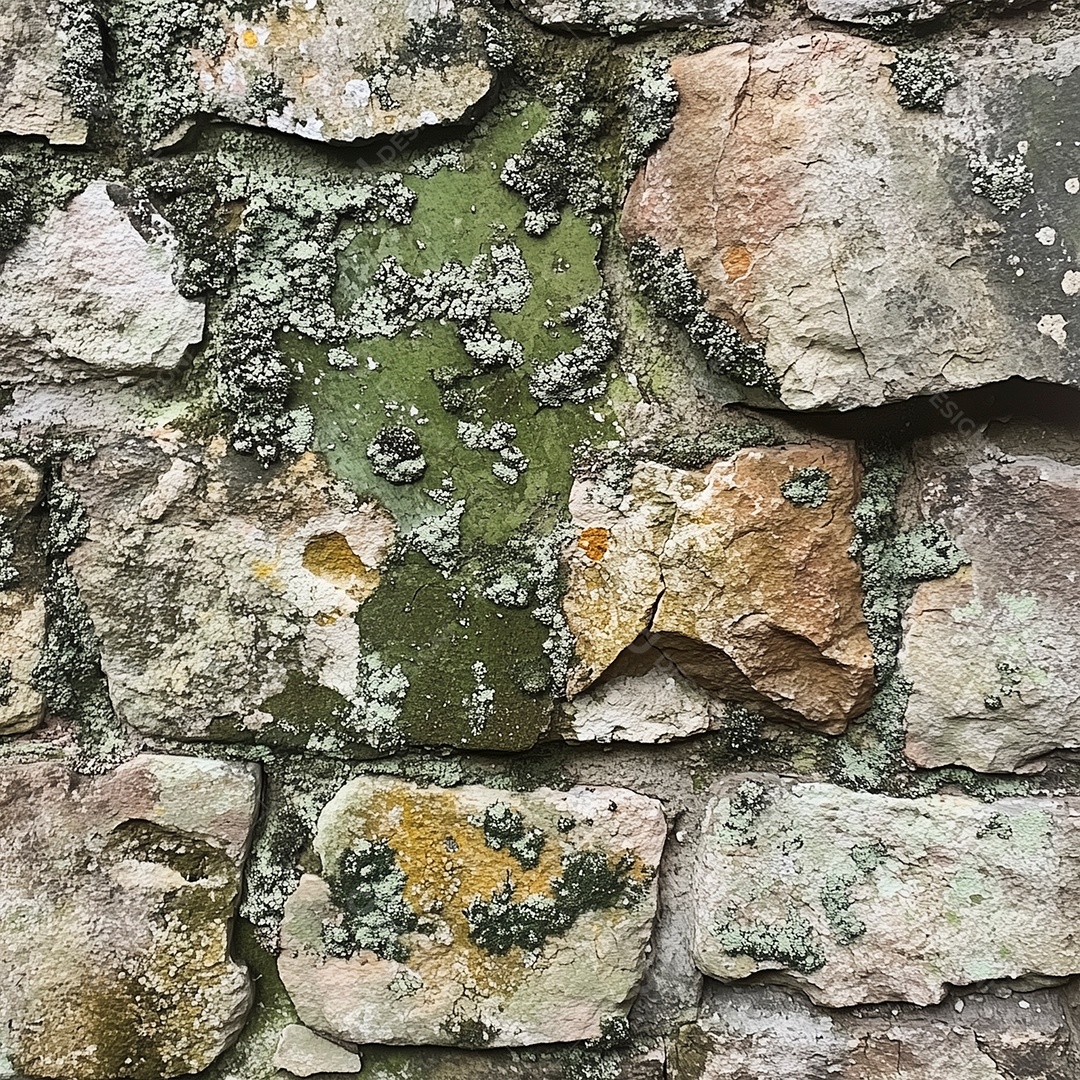 Lindo piso de bloco de pedras sobre fundo isolado