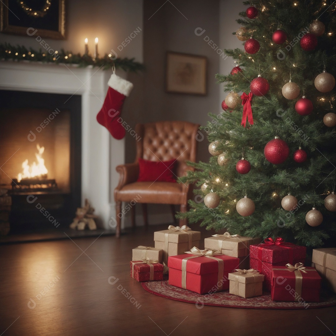 Lindo cénario natalino