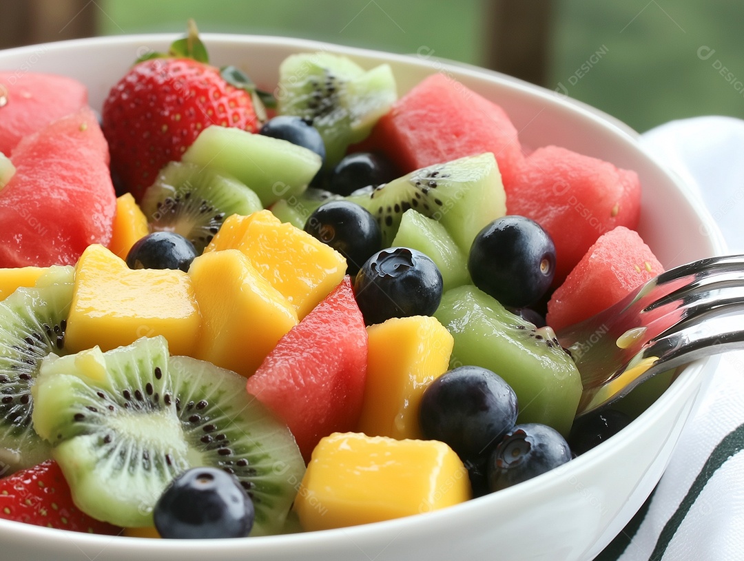 Linda tijela de  frutas frescas sobre mesa de madeira