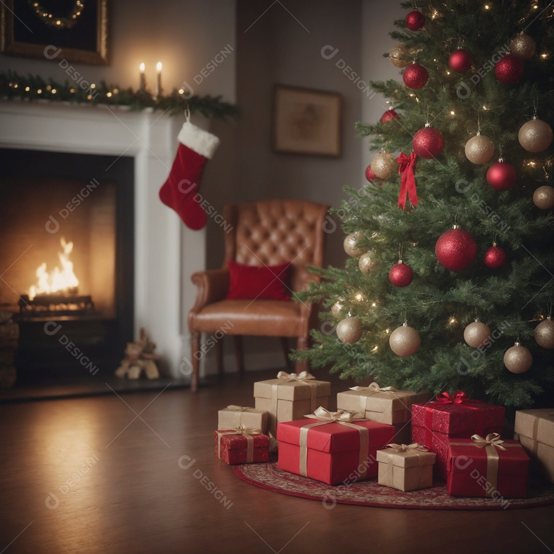 Lindo cénario natalino