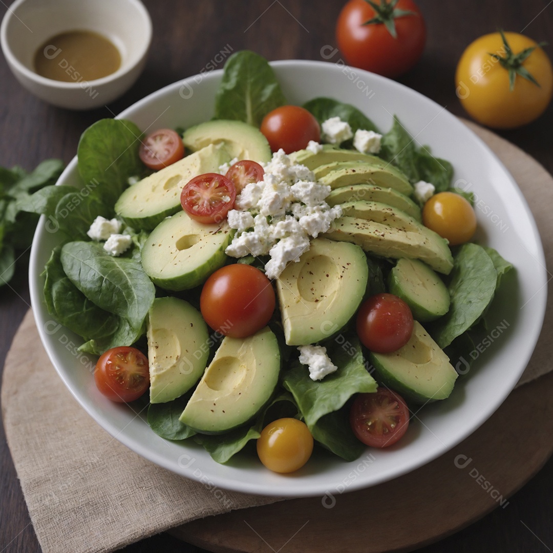 Salada tropical refrescante