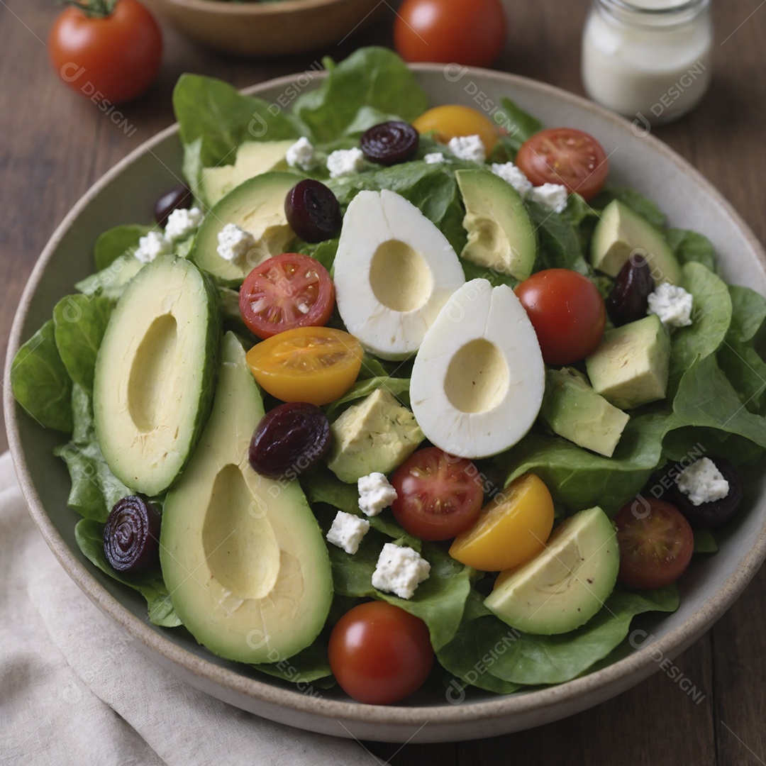 Salada tropical refrescante