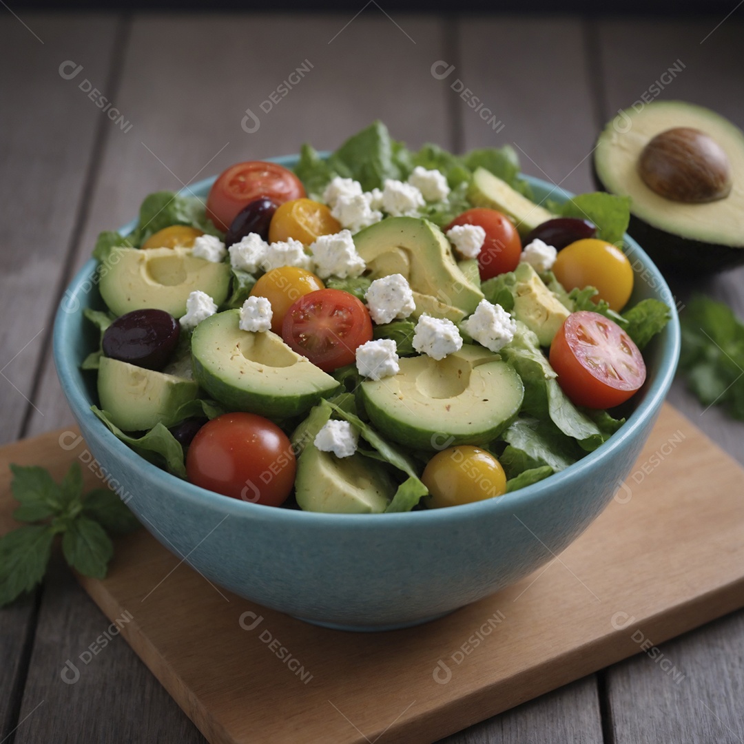 Salada tropical refrescante