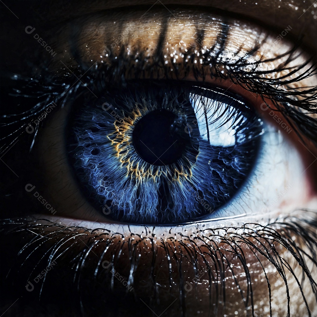 Olho humano claro