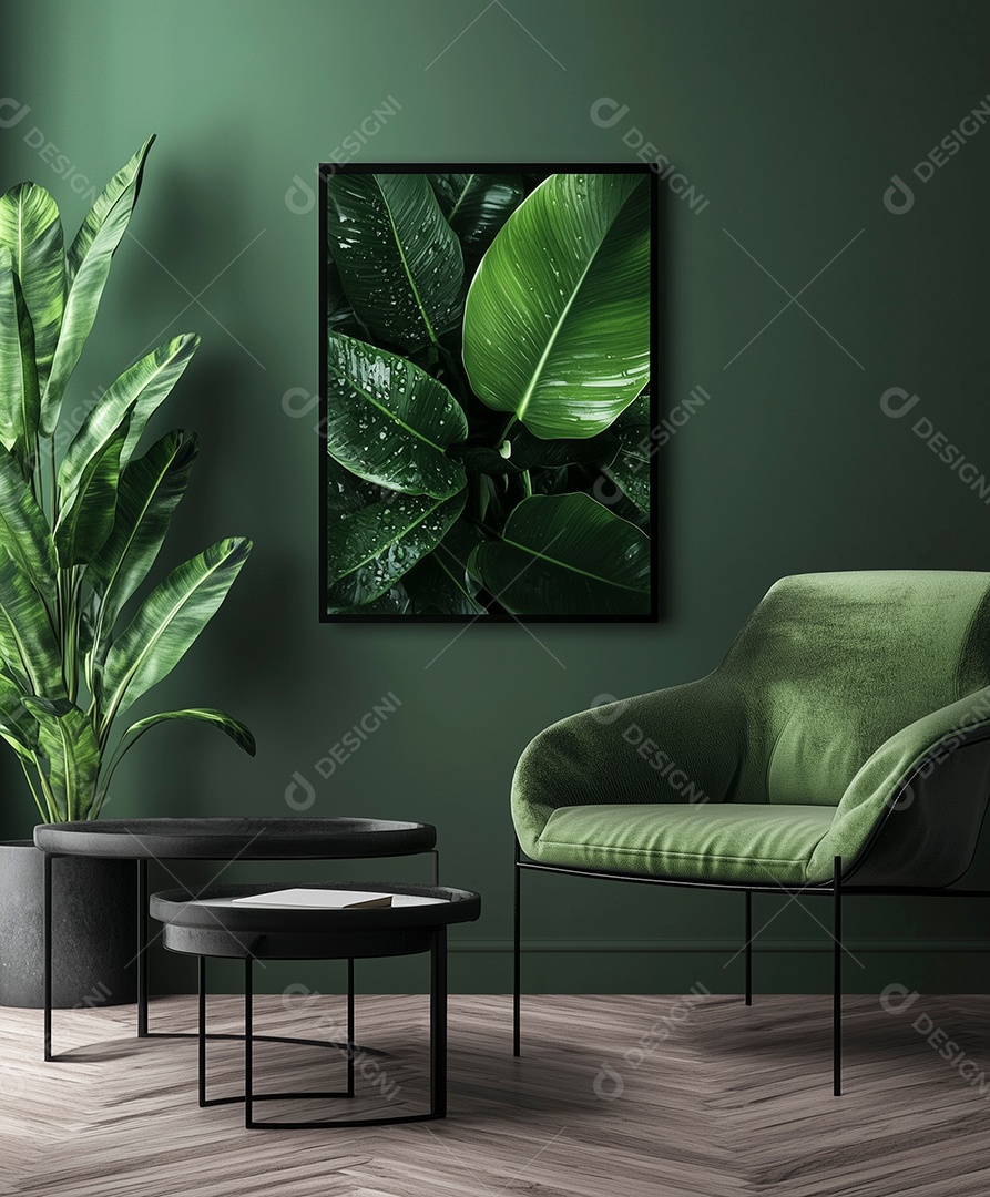 Lindo imóvel verde decorados em plantas naturais