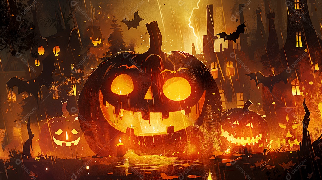 Cénario de halloween