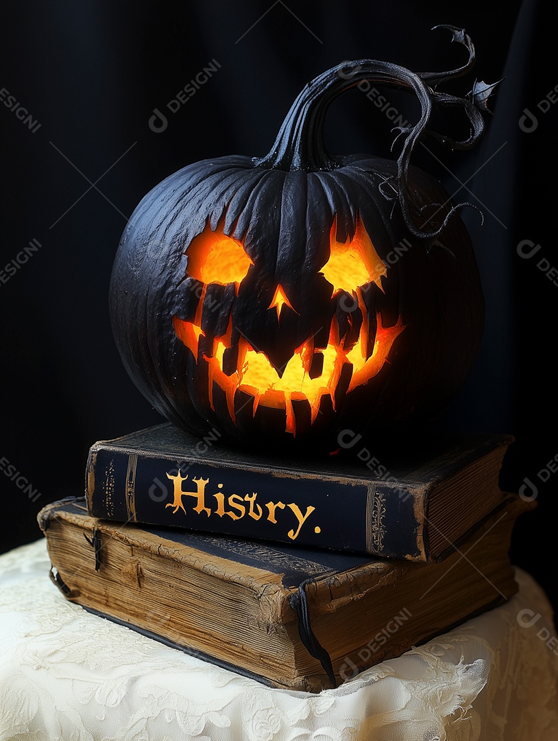 Lindo cénario de halloween