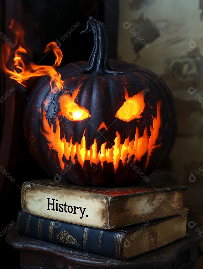 Lindo cénario de halloween