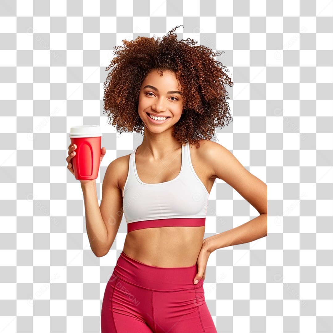 Jovem Mulher Academia Exercícios PNG Transparente